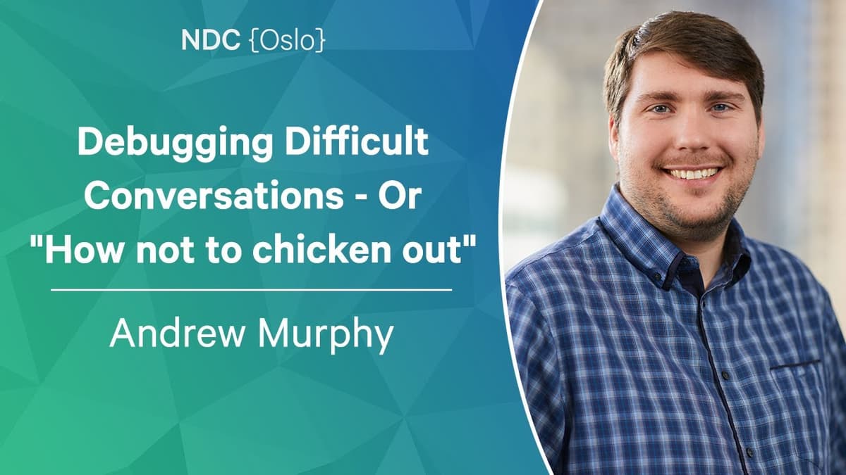 Debugging Difficult Conversations -  Or "How not to chicken out”
