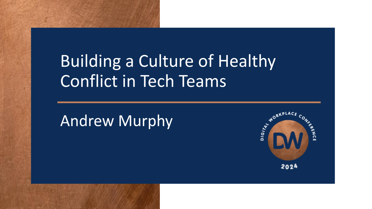 Building a Culture of Healthy Conflict in Tech Teams - DWCAU24